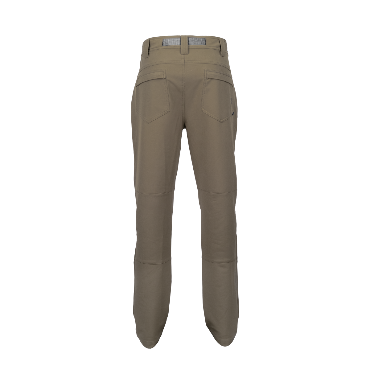 Spika Recon men's hunting pants in Tan, back view showing rear pockets and knee panels