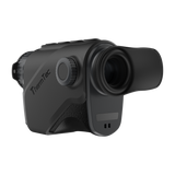ThermTec Cyclone 325 thermal monocular, rear three-quarter view of eyepiece and side dial