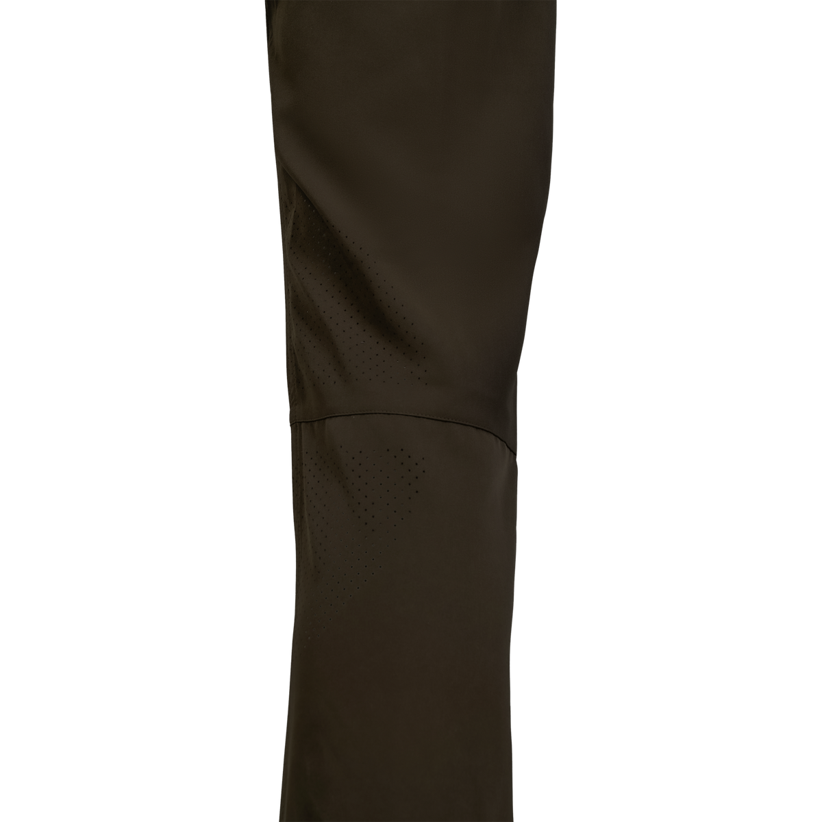 Spika Nomad men's hunting pants in Olive Summit, close-up of the perforated knee panel