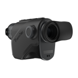 ThermTec Cyclone 315 thermal monocular, rear three-quarter view of eyepiece and side dial
