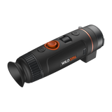 ThermTec Wild 335L thermal monocular, rear three-quarter view of eyecup, focus ring and controls