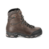 Zamberlan 1004 Hunter Evo GTX RR WL men's hunting boot in Waxed Chestnut, outer side view with embossed logo