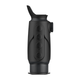 ThermTec Cyclone 315 thermal monocular, top-down view of four control buttons and eyecup
