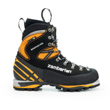 Zamberlan 2090 Mountain Pro Evo GTX men's mountaineering boot in black and orange, outer side profile with Mountain Pro logo
