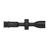 ThermTec IBEX 335L thermal tube scope in black, side profile of eyepiece, control dial and turret