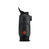 ThermTec Cyclone 625 thermal monocular, top-down view of control buttons and eyecup