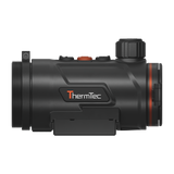 ThermTec Hunt Pro 635 thermal clip-on, opposite side profile with ThermTec logo and rail mount