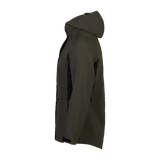 Spika Reign women's hooded jacket in Olive Summit/Black, side profile view