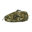 Spika Drover II Waist Pack in Biarri Camo, front view of the twin zip pockets and carry handle