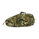 Spika Drover II Waist Pack in Biarri Camo, front view of the twin zip pockets and carry handle