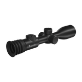ThermTec IBEX 335L thermal tube scope, rear three-quarter view of eyecup with ThermTec logo