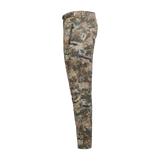 Spika Nomad men's hunting pants in Biarri Camo, side view of the leg and zip pocket