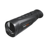 ThermTec Cyclops 335L 3.0 thermal monocular, front three-quarter view of objective lens and model label
