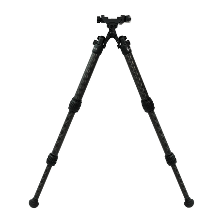Spika Velocity Carbon Bipod 5-18in with all three leg sections extended