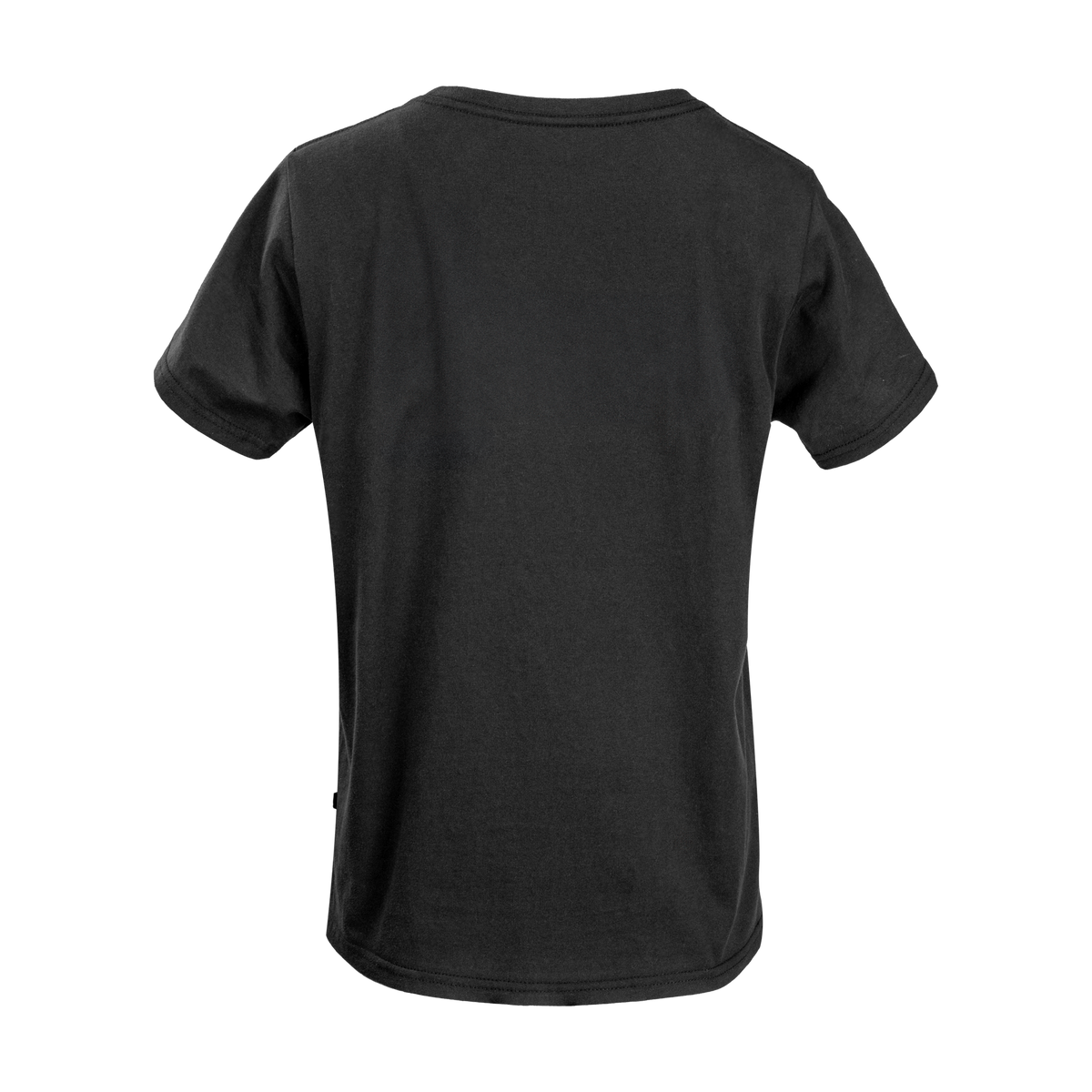 Spika GO Nomadic women's T-shirt in black, back view showing the plain unprinted back
