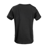 Spika GO Nomadic women's T-shirt in black, back view showing the plain unprinted back