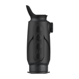 ThermTec Cyclone 325 thermal monocular, top-down view of four control buttons and eyecup