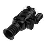 ThermTec Vidar-LRF 335L 2.0 thermal compact scope, rear three-quarter view of eyecup and battery pack