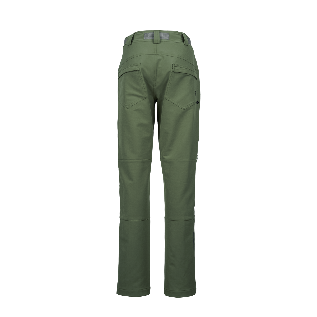 Spika Recon women's hunting pants in Ivy Green, back view showing rear pockets and knee panels