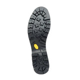Zamberlan 2090 Mountain Pro Evo GTX men's mountaineering boot in black and orange, Vibram outsole tread from below
