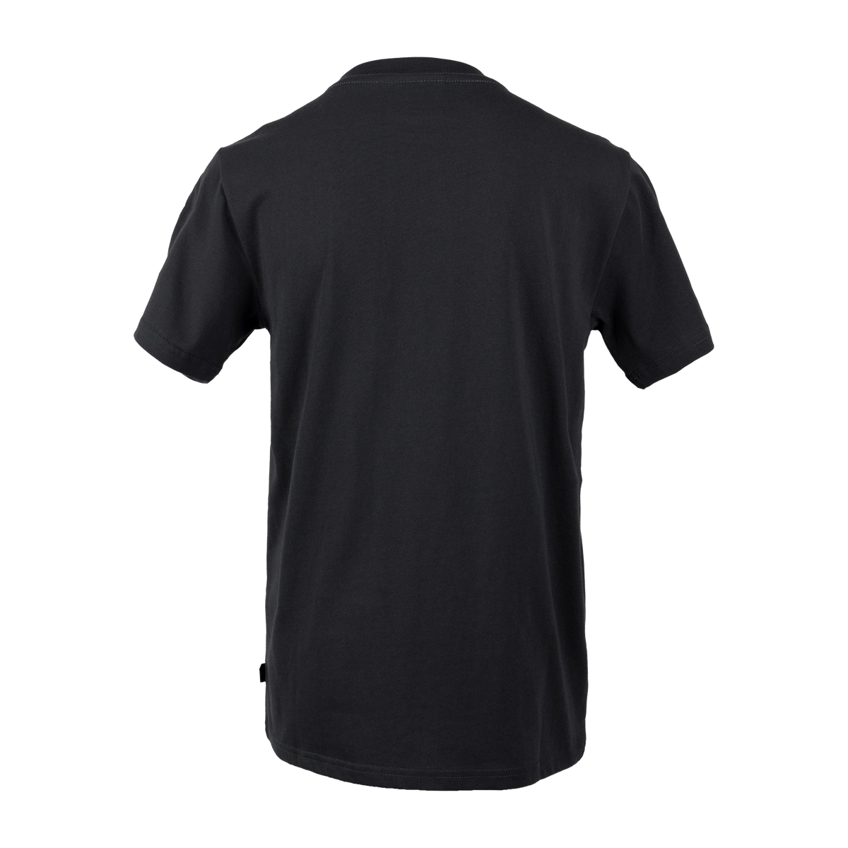 Spika Etched youth Graphite t-shirt, plain back view with short sleeves