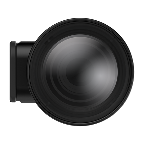 ThermTec Vidar 660 2.0 thermal compact scope, front view looking into the large objective lens