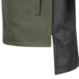 Spika Highpoint men's zip-through jacket in Olive, close-up of the hem and extended drop tail