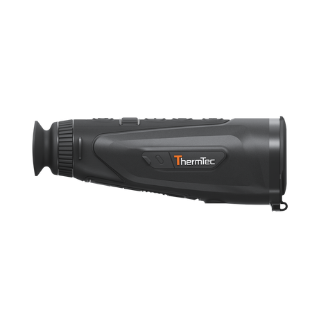 ThermTec Cyclops 335L 3.0 thermal monocular, opposite side profile with ThermTec logo
