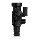 ThermTec Vidar-LRF 650L 2.0 thermal compact scope, top-down view of controls and rangefinder, cap off