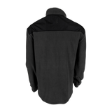 Spika Perisher men's fleece half-zip in Slate, back view with black shoulder panel