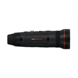ThermTec Wild 650DL Pro thermal monocular, side profile showing the Wild 650DL Pro model badge