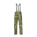 Spika Edge men's Biarri Camo waterproof pants with adjustable braces, back view