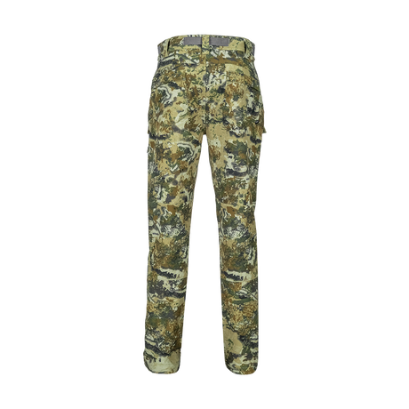 Spika Recon men's hunting pants in Biarri Camo, back view showing rear pockets