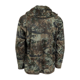 Spika Bandit youth Biarri Camo hoodie, back view showing the hood and full camo coverage