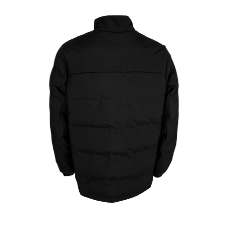 Spika GO Chase X men's jacket in black, back view showing quilted panels and stand collar