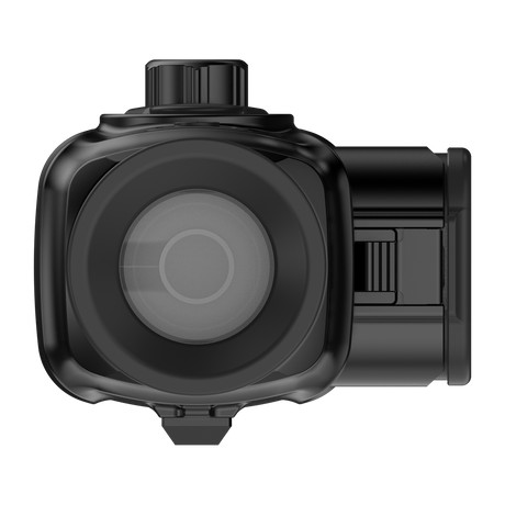 ThermTec Vidar 660 2.0 thermal compact scope, rear view from the eyepiece end showing ocular lens
