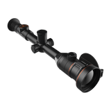 ThermTec Ares 360 2.0 thermal tube scope in black, elevated three-quarter view from eyepiece end