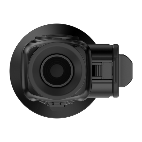 ThermTec Vidar-LRF 335L 2.0 thermal compact scope, rear end-on view of eyepiece and side module