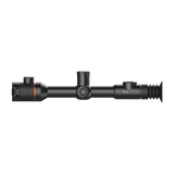 ThermTec Ares 335 2.0 thermal tube scope in black, right side profile with turrets and eyepiece