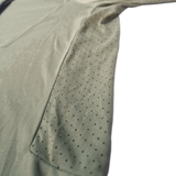 Spika Bandit men's hoodie in Moss Green, close-up of the perforated underarm ventilation panel