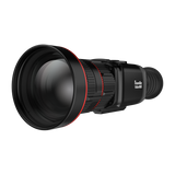 ThermTec Vidar 660 2.0 thermal compact scope, front three-quarter view of objective lens and side branding