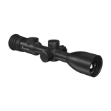 ThermTec IBEX 335L thermal tube scope, three-quarter view of objective lens and ThermTec branding