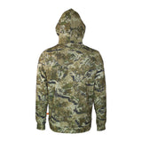 Spika GO Classic men's hoodie in Biarri Camo, back view showing full camo pattern and hood