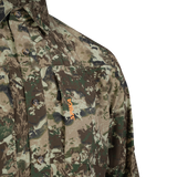 Spika Overlander men's hunting shirt in Biarri Camo, close-up of side chest pocket with zip