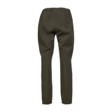 Spika Reign women's pants in Olive Summit, back view of the elastic waist and seat