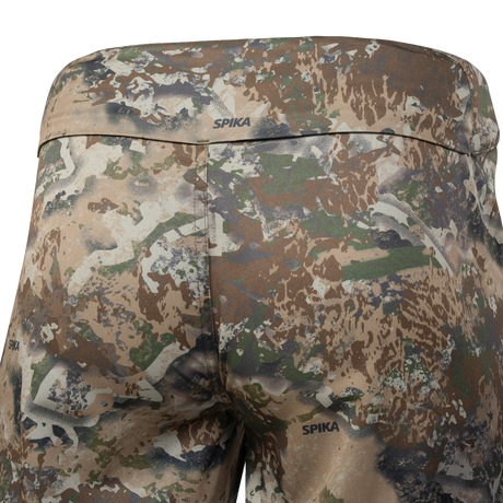 Spika Nomad men's hunting pants in Biarri Camo, close-up of the rear waistband and seat
