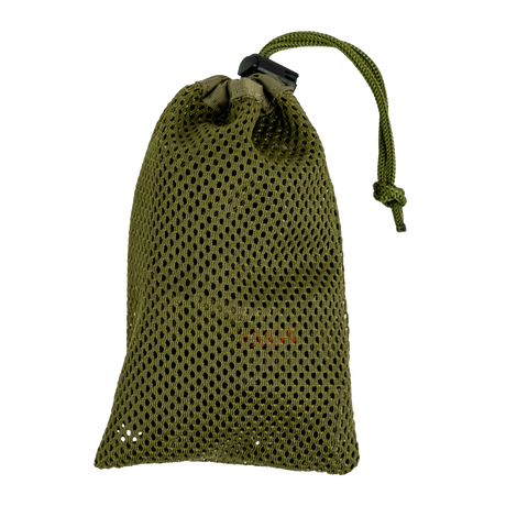Spika Drover bino pack connecting straps olive mesh drawstring storage bag with cord lock
