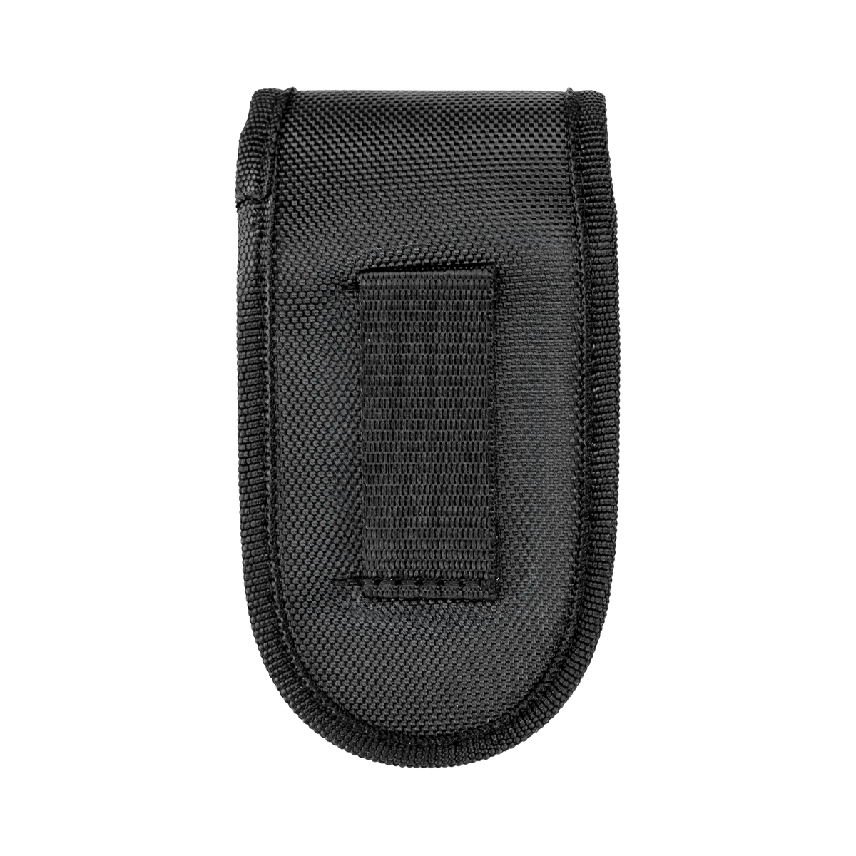 Spika Command folding scalpel nylon pouch, rear view showing the stitched belt loop