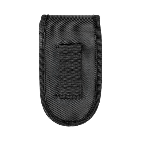 Spika Command folding scalpel nylon pouch, rear view showing the stitched belt loop