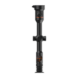 ThermTec Ares 650 2.0 thermal tube scope in black, top-down view of turrets and controls